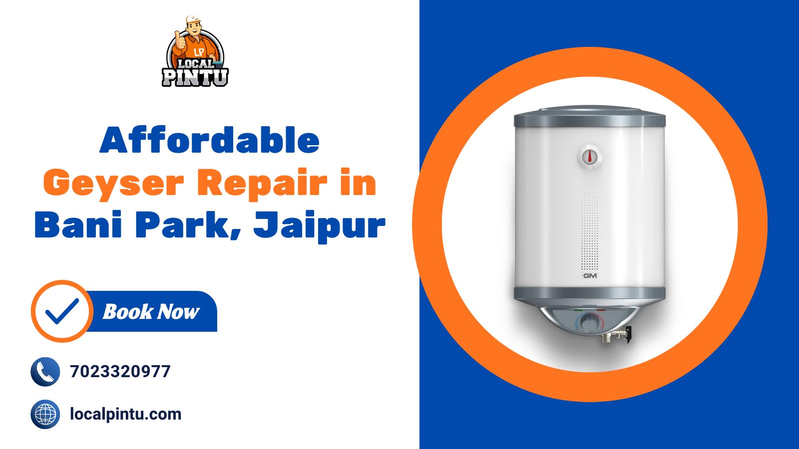 Affordable geyser repair in Bani Park, Jaipur Image