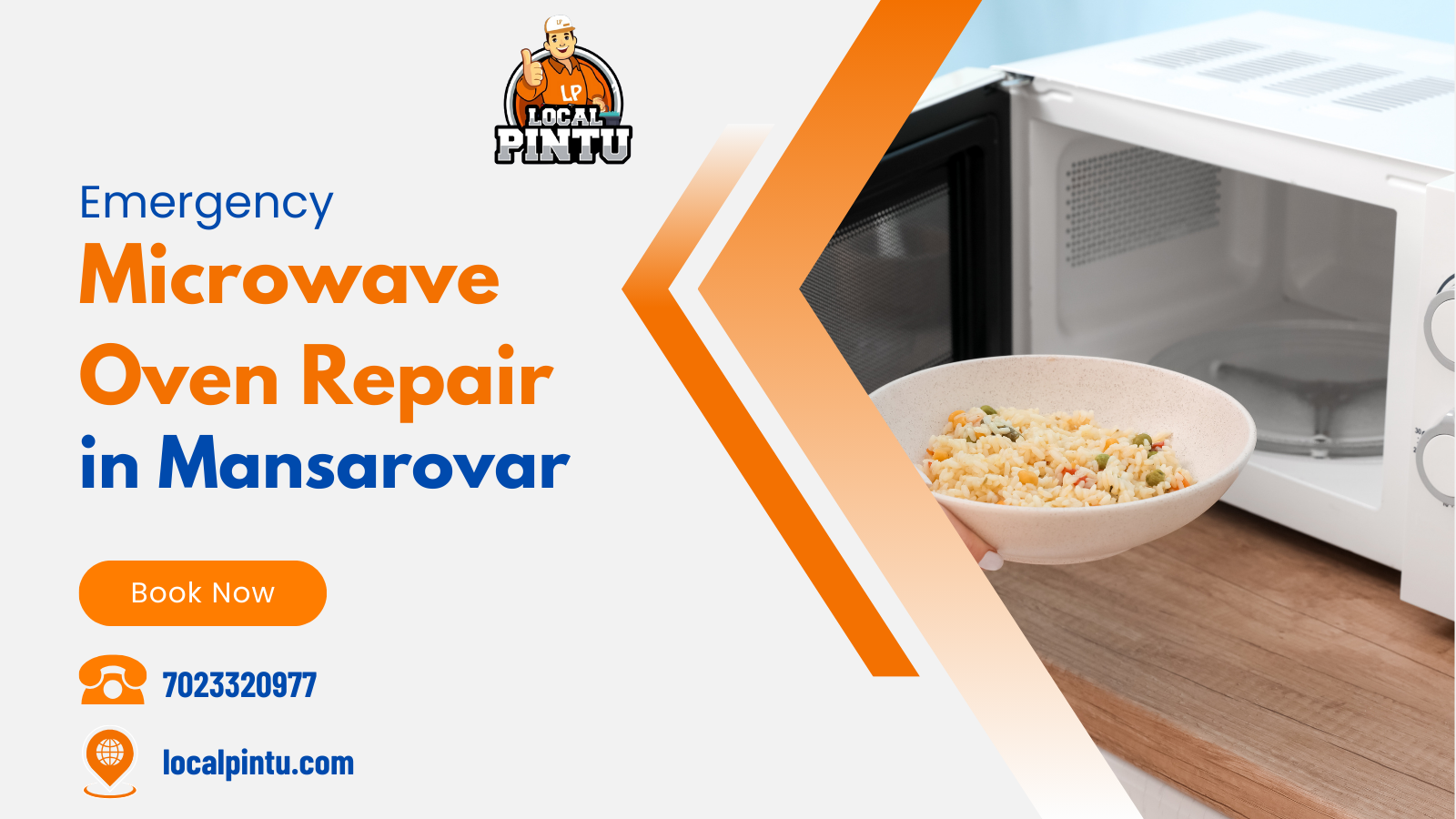 Emergency Microwave Oven Repair in Mansarovar
