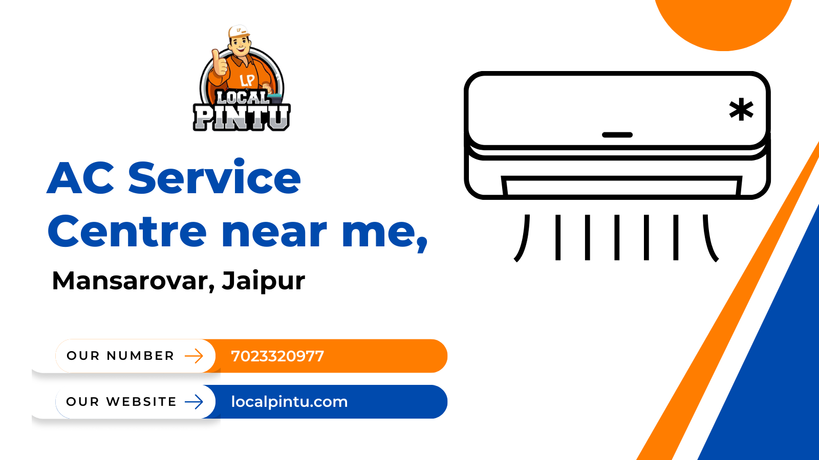 AC Service Centre near me, Mansarovar, Jaipur